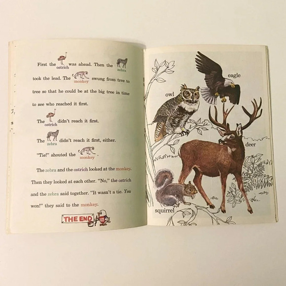 Vintage 1977 Wild Animals Golden Word Bird Book Paperback Golden Press - Picture 14 of 16